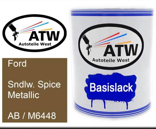 Ford, Sndlw. Spice Metallic, AB / M6448: 1L Lackdose, von ATW Autoteile West.